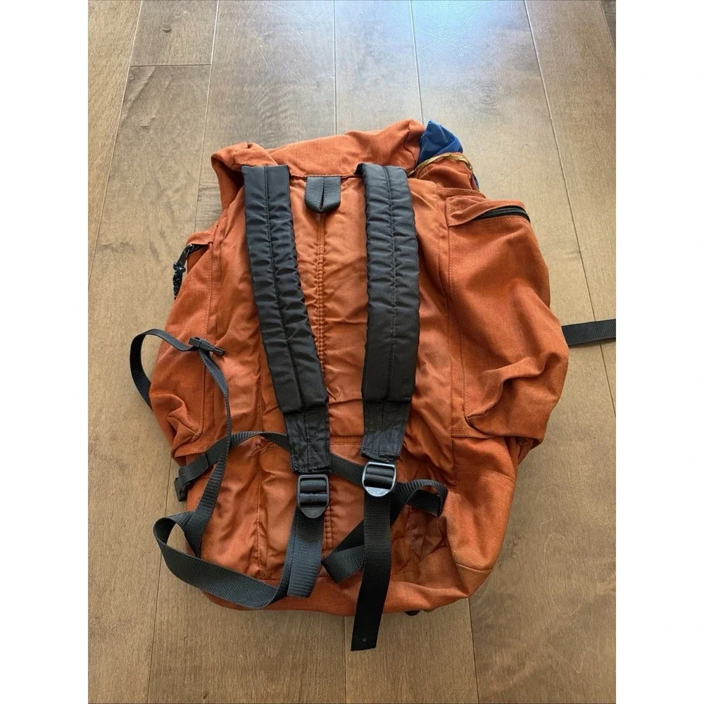 Wilderness Experience Vintage Backpack Orange Chatsworth Ca 12x18 Used